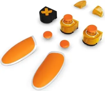 Gamepad modular Thrustmaster eSwap X LED Orange Crystal për Xbox/PC, pjesë portokalli