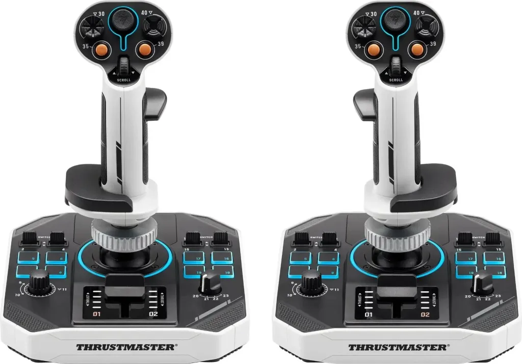 Joystick Thrustmaster SoL-R 2 FlightStick Space Duo për PC, bardhë/zezë - 1