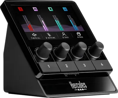 Kontrollues audio Hercules Stream 100, 4 butona, i zi - 1
