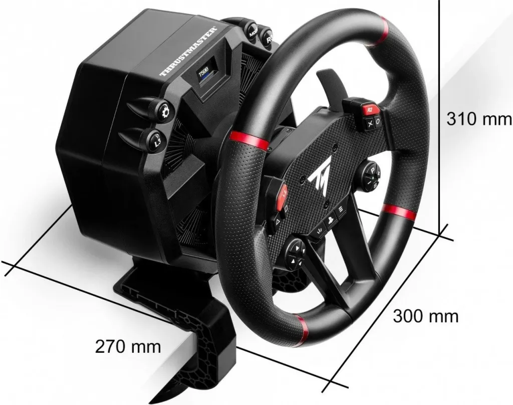Timoni lojrash Thrustmaster T598X, me pedale, Force Feedback, USB, për PC dhe Xbox, i zi - 4
