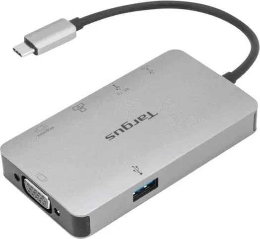 Docking station Targus 4K, USB-C, i hirtë - 3