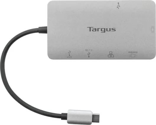 Docking station Targus 4K, USB-C, i hirtë - 4