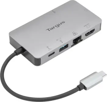 Docking station Targus 4K, USB-C, i hirtë