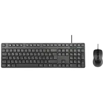 Combo (Tastierë & Maus) Targus Full-Size USB / Antimicrobial / QWERTY ES – Zezë