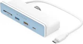 USB-C hub Targus HyperDrive 5in1, 4K Ultra HD, i bardhë
