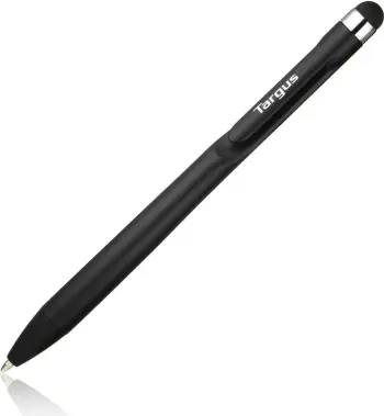 Stylus pen Targus AM, universal, klips i integrum, zi/argjendtë