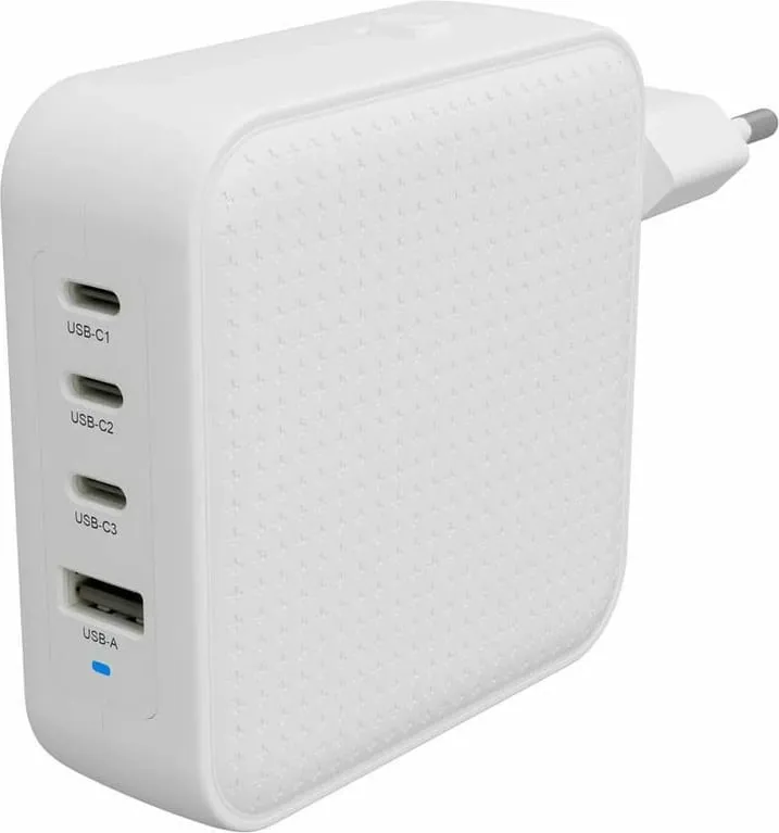 Karikues udhëtimi Targus, 100W, 4 porta USB-C/USB-A, i bardhë - 2