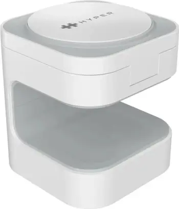 Karikues wireless Targus HyperJuice Qi2 3-in-1 Magnetic, 15W, 1m, i bardhë