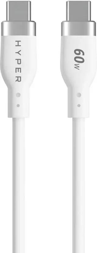 Kabllo USB-C Targus 1.5m, silikon, 60W, e bardhë
