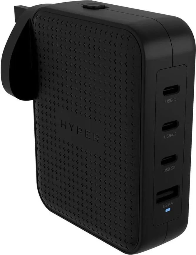 Karikues GaN Targus 145W, 3x USB-C, 1x USB-A, i zi - 1