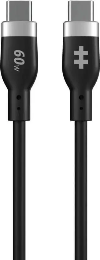 Kabllo USB-C Targus 1.5m, silikon, 60W, e zezë