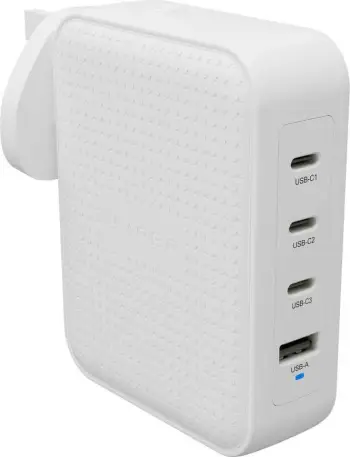 Karikues Targus 145W GaN, 4 porta, i bardhë