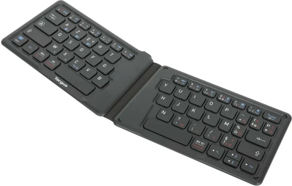 Tastierë portabile Targus Anti Microbial Folding, mini, Bluetooth, AZERTY, e zezë - 6