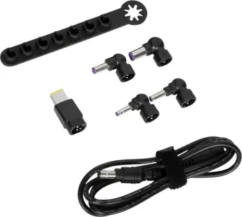 Set aksesorësh Targus CableTip Storage Pack, organizues kabllosh, konektorë, e zezë