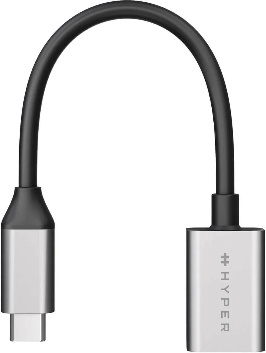 Adapter USB-C në USB-A Targus Hyperdrive, USB 3.2 Gen 2, 10Gbps, zi/argjendtë - 2