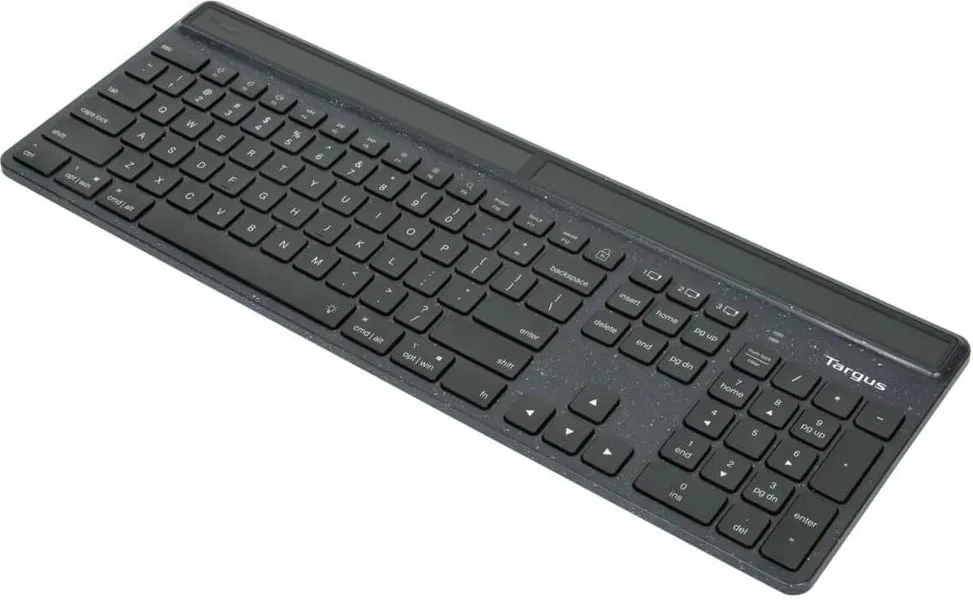 Tastierë wireless Targus ECOSMART, full-size, Bluetooth 5.2, LED backlight, e zezë - 3