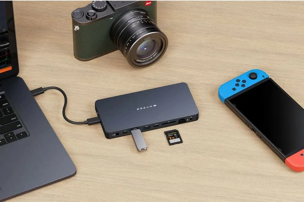 Stacion dokimi Hyper HyperDrive Next HD7001GL, USB C, Ethernet gigabit, Midnight Blue - 4
