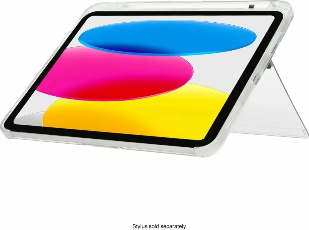 Mbrojtëse tablet Targus Click-in Clear, për iPad 10th Gen 10.9", me këmbë mbajtëse, transparente - 17