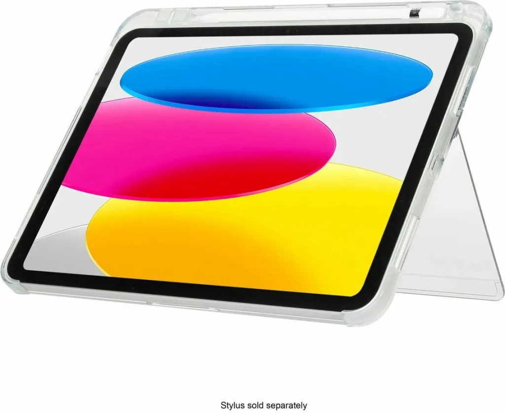 Mbrojtëse tablet Targus Click-in Clear, për iPad 10th Gen 10.9", me këmbë mbajtëse, transparente - 3