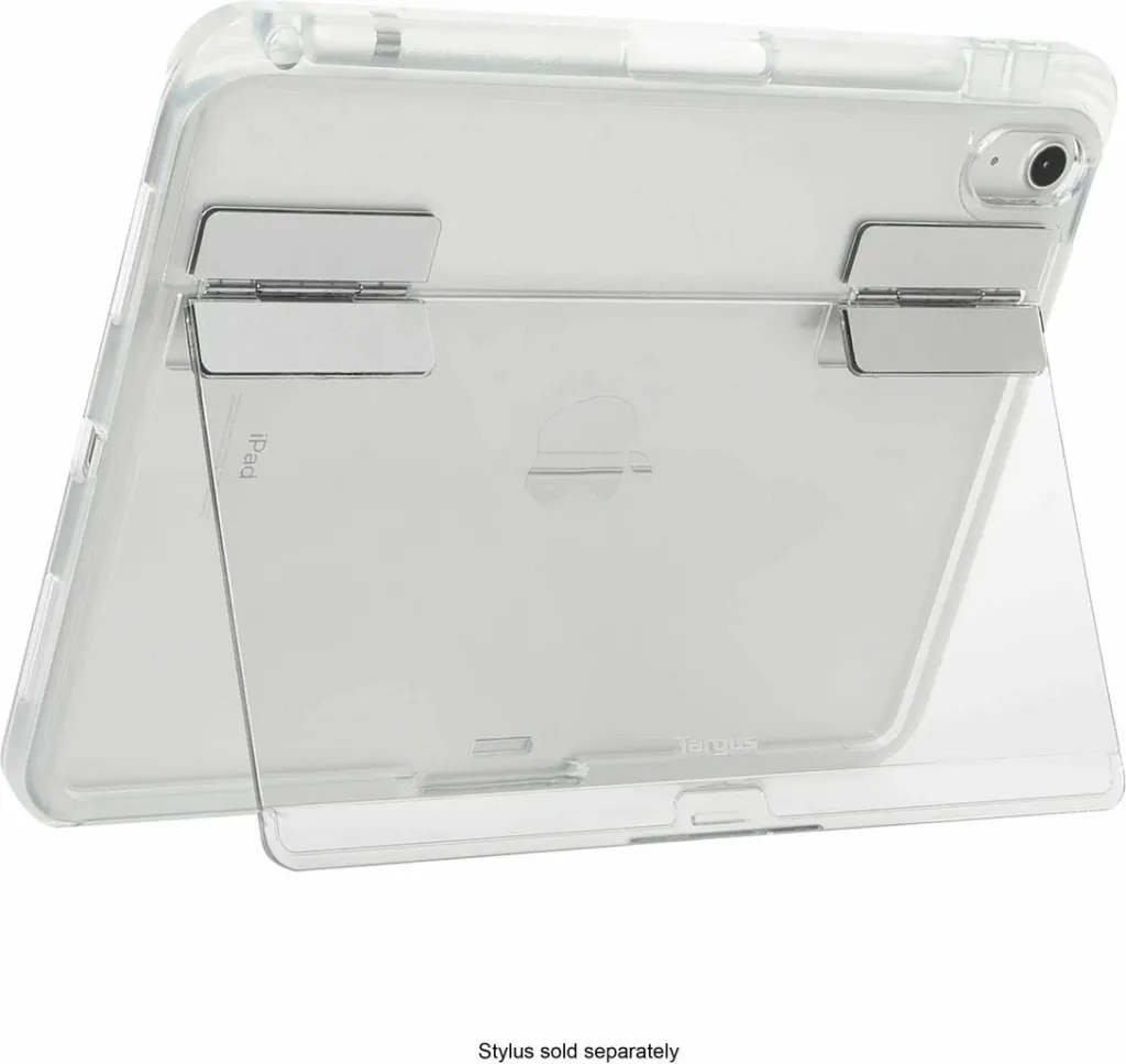 Mbrojtëse tablet Targus Click-in Clear, për iPad 10th Gen 10.9", me këmbë mbajtëse, transparente - 9