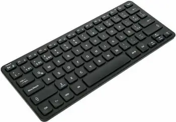 Tastierë Targus kompakte, Bluetooth 5.1, QWERTY spanjoll, e zezë
