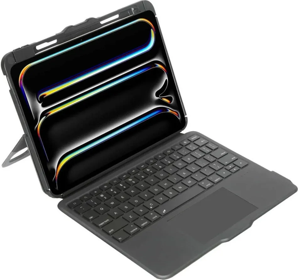Mbështjellës me tastierë Bluetooth Targus VersaVu për iPad, Nordic, i zi - 16