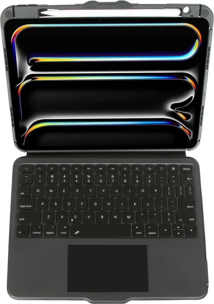 Mbështjellës me tastierë Bluetooth Targus VersaVu për iPad, Nordic, i zi - 4