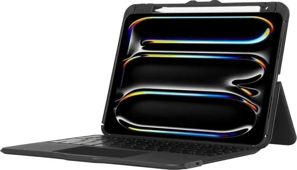 Mbështjellës me tastierë Bluetooth Targus VersaVu për iPad, Nordic, i zi - 9
