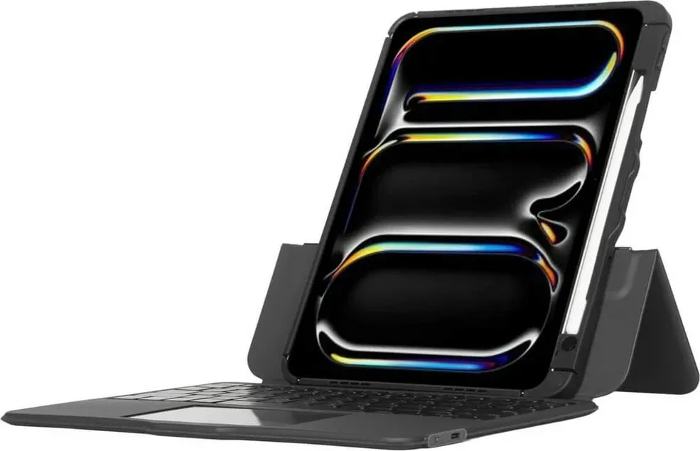 Mbështjellës me tastierë Bluetooth Targus VersaVu për iPad, Nordic, i zi - 10