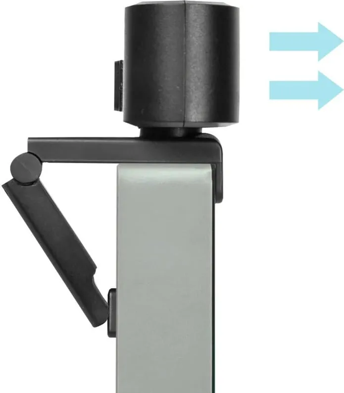 Webcam Targus 2K, autofokus, Full HD, USB, e zezë - 3