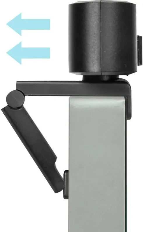 Webcam Targus 2K, autofokus, Full HD, USB, e zezë - 4