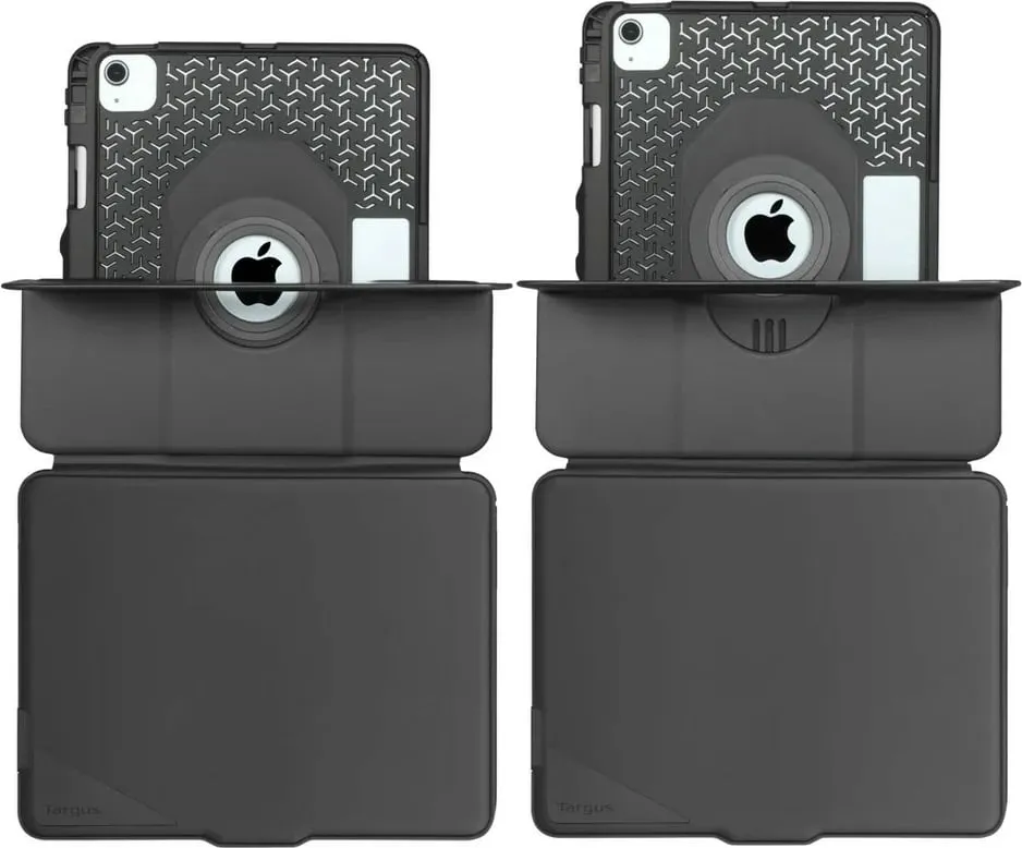 Mbështjellës me tastierë Targus Versavu THZ967DE, Bluetooth, për iPad Air, gjermanisht, e zezë - 3