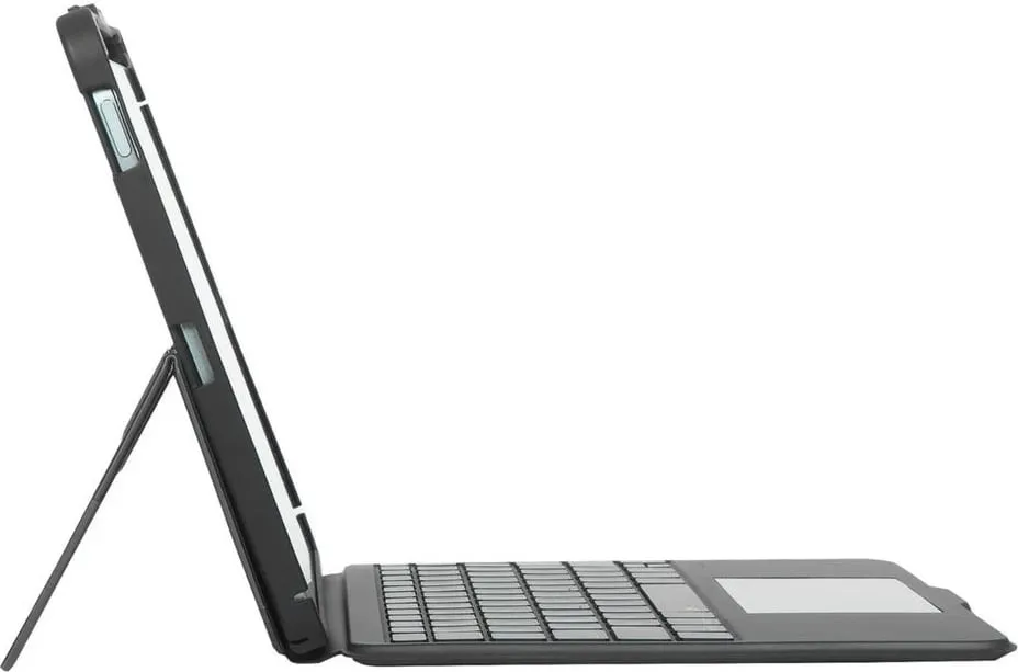 Mbështjellës me tastierë Targus Versavu THZ967DE, Bluetooth, për iPad Air, gjermanisht, e zezë - 9