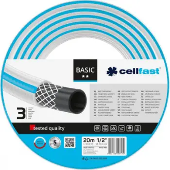 Zorrë kopshti për ujitje Cellfast, 1/2 ", 20m, bazike