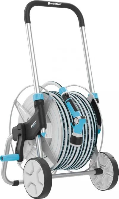 Karrocë për zorrë Cellfast Explorer Kit(55-060), 1/2", 50m, e argjendtë - 5
