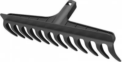 Kokë grabuje Cellfast C.IDEAL HEAD, 41cm, 12 dhëmbë, plastike, blu - 1