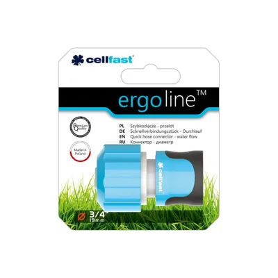 Bashkues i shpejtë Cellfast 3/4" Ergo (53-135) - 1
