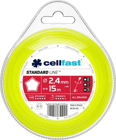 Linja standarde e prerjes CELLFAST 2.7mm / 15m (35-026), ylli - 1