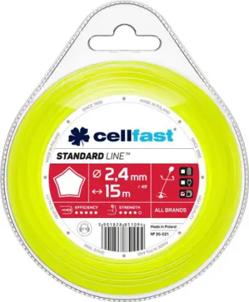 Linja standarde e prerjes CELLFAST 2.7mm / 15m (35-026), ylli