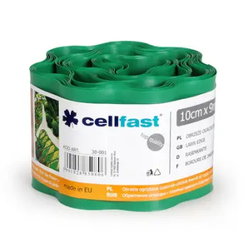 Shirit rrethues kopshti Cellfast (30-001), i gjelbër, 10 cm x 9 m
