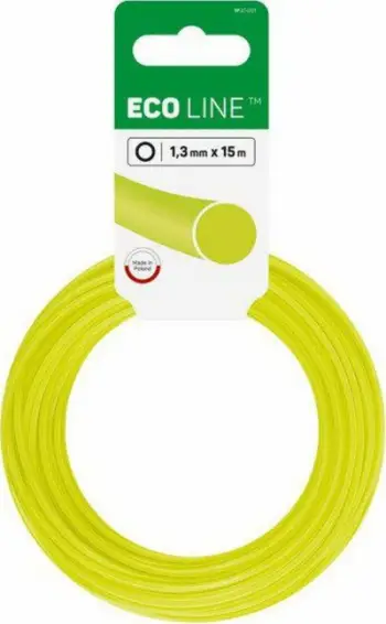 Shirit prerës Cellfast ECO, i rrumbullakët, 3.0 mm x 15 m, i verdhë