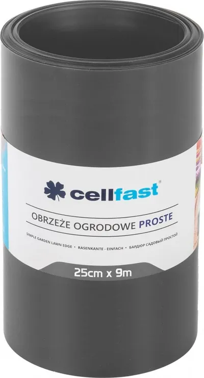 Rrethues kopshti Cellfast Straight, 25cm x 9m, grafit - 1