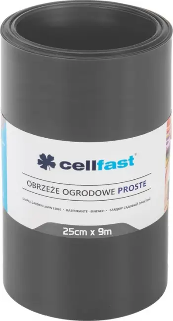 Rrethues kopshti Cellfast Straight, 25cm x 9m, grafit