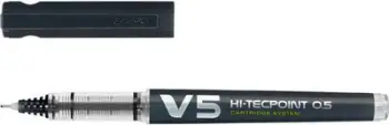 PILOT ROLER V5 HI-TECHPOINT BLACK