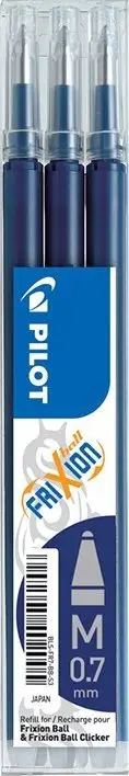 Refill stilolapsi Pilot FriXion Ball, bojë blu, 0.7 mm, 3 copë