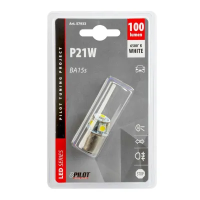 Lampa Led-hyper 12v 18-6smd Ba15s Blister - 2