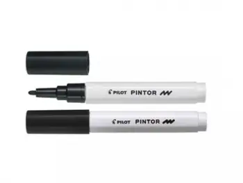 Marker PILOT PINTOR F, majë 1.0 mm, i zi