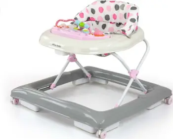 Ecëse për bebe Milly Mally Baby Walker Patrol, lartësi e rregullueshme, Pastel Dots