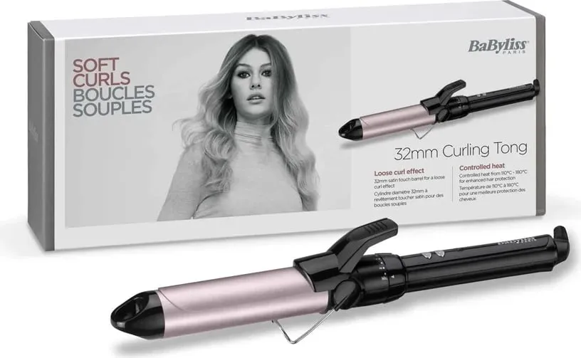 Figaro Babyliss C332E, 32mm, e zezë - 3