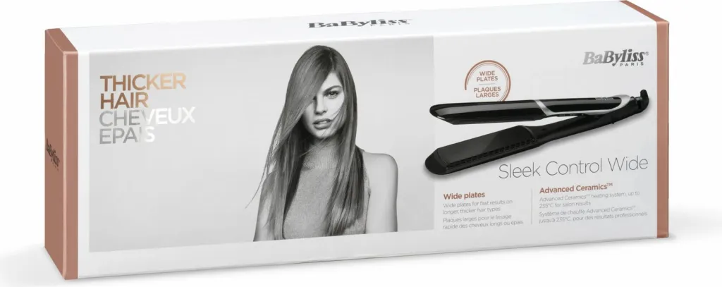 Drejtuese për flokë Babyliss, e zezë - 8